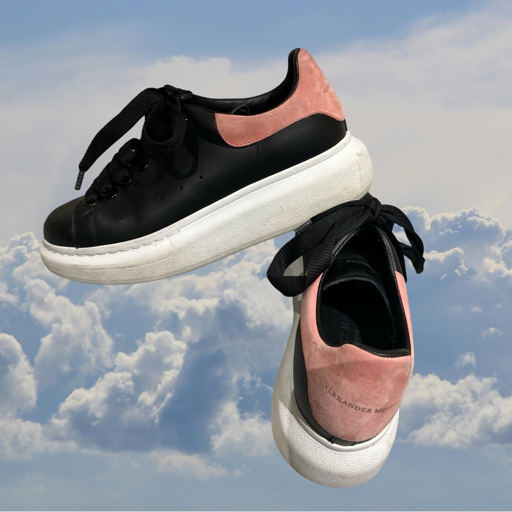 Alexander McQueen black pink sneakers